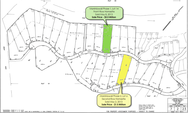 Manini Paired Sales Tax Map